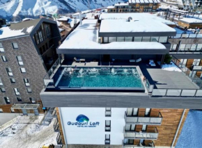 Ski in Ski out Tiamo Apartment 302-303 at Gudauri loft hotel